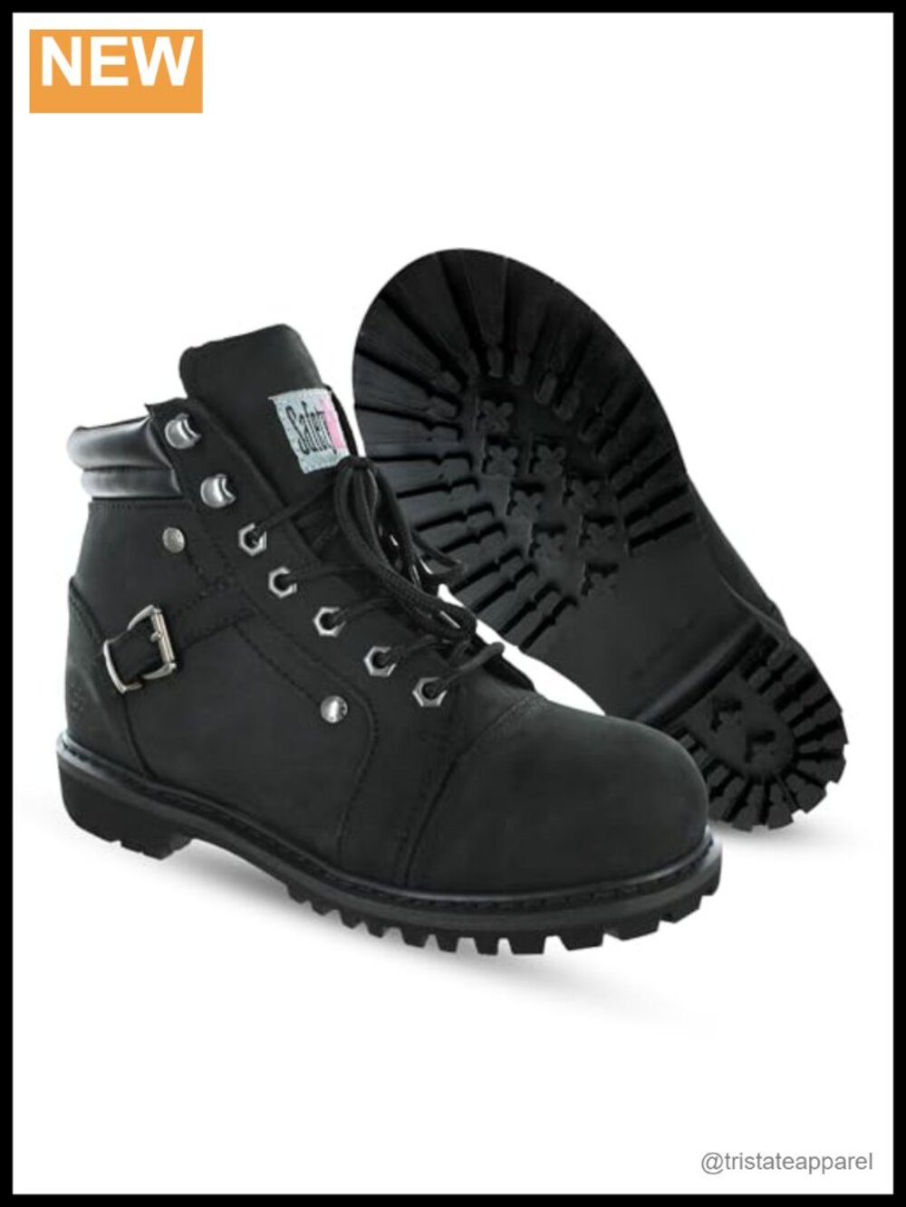 Women's Steel Toe Work Boots Water Resistant Nubuck Oil Resistant Non Slip